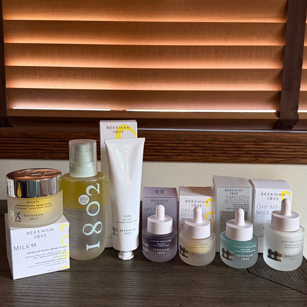 Lot Of Beekman 1802 Skincare Collection - 7 Items Brand NEW Unopened